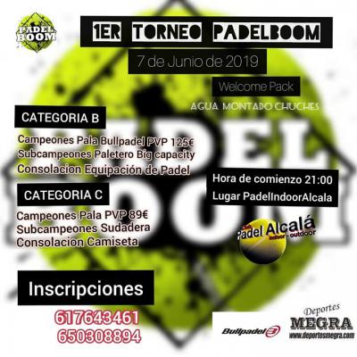 poster del torneo 1ER TORNEO PADELBOOM