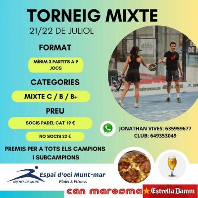 poster torneo TORNEIG MIXTE