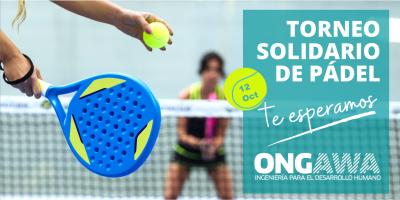 poster del torneo TORNEO SOLIDARIO ONGAWA - 12 DE OCTUBRE