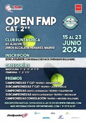 poster torneo OPEN FMP PUNTA CHICA