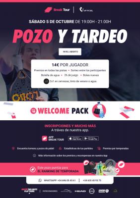 poster del torneo POZO Y TARDEO NIVEL ABIERTO VIMPADEL