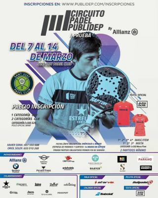 poster del torneo 1ª PRUEBA CIRCUITO PUBLIDEP