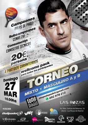 poster del torneo TORNEO MIXTO & MASCULINO