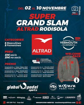 poster del torneo SUPER GRAND SLAM ALTRAD RODISOLA