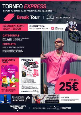 poster del torneo TORNEO 03 CIRCUITO PADEL SOMONTES BY BREAK TOUR