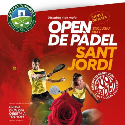 poster torneo POOL DE PÀDEL DE SANT JORDI