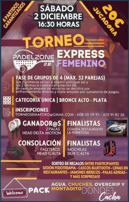 poster torneo TORNEO EXPRESS FEMENINO