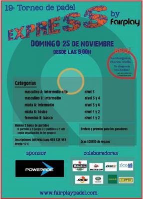 poster del torneo 19º TORNEO EXPRESS