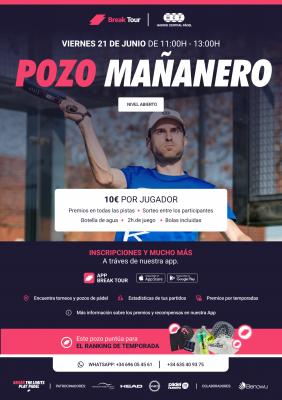 poster del torneo POZO MAÑÁNERO MADRID CENTRAL PADEL