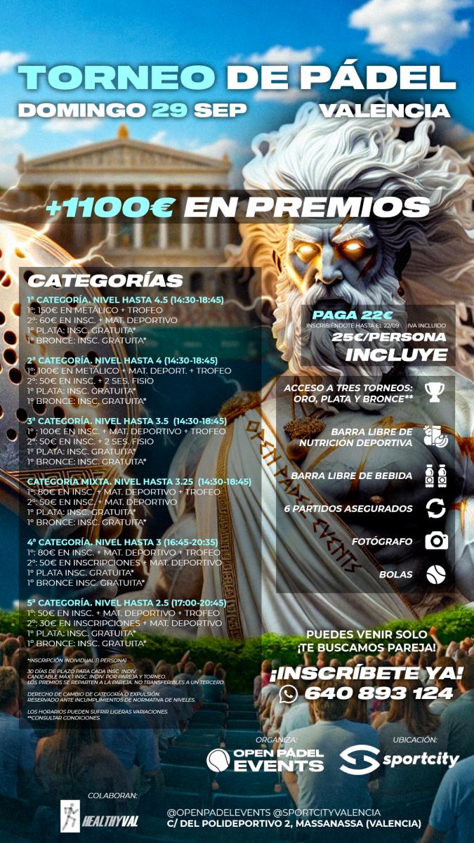 cartel del torneo