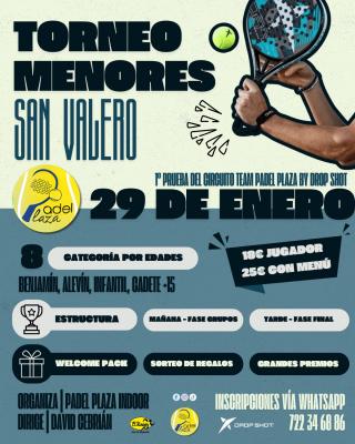 poster del torneo TORNEO MENORES SAN VALERO