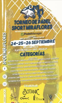 poster del torneo TORNEO DE PADEL