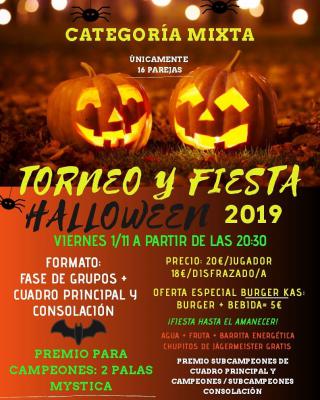 poster del torneo TORNEO MIXTO DE HALLOWEEN