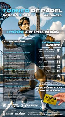 poster del torneo TORNEO 3 DE AGOSTO