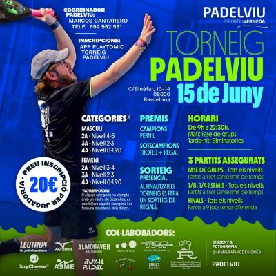 poster del torneo TORNEIG PADELVIU