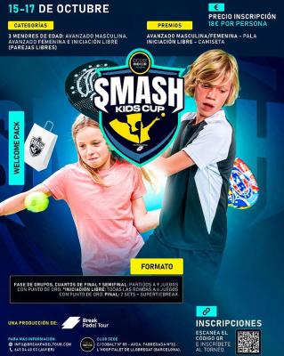 poster del torneo SMASH KIDS CUP