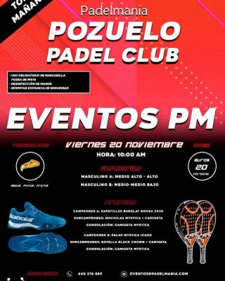 poster del torneo TORNEO PADELMANIA