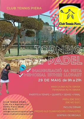 poster torneo TORNEIG DE PADEL