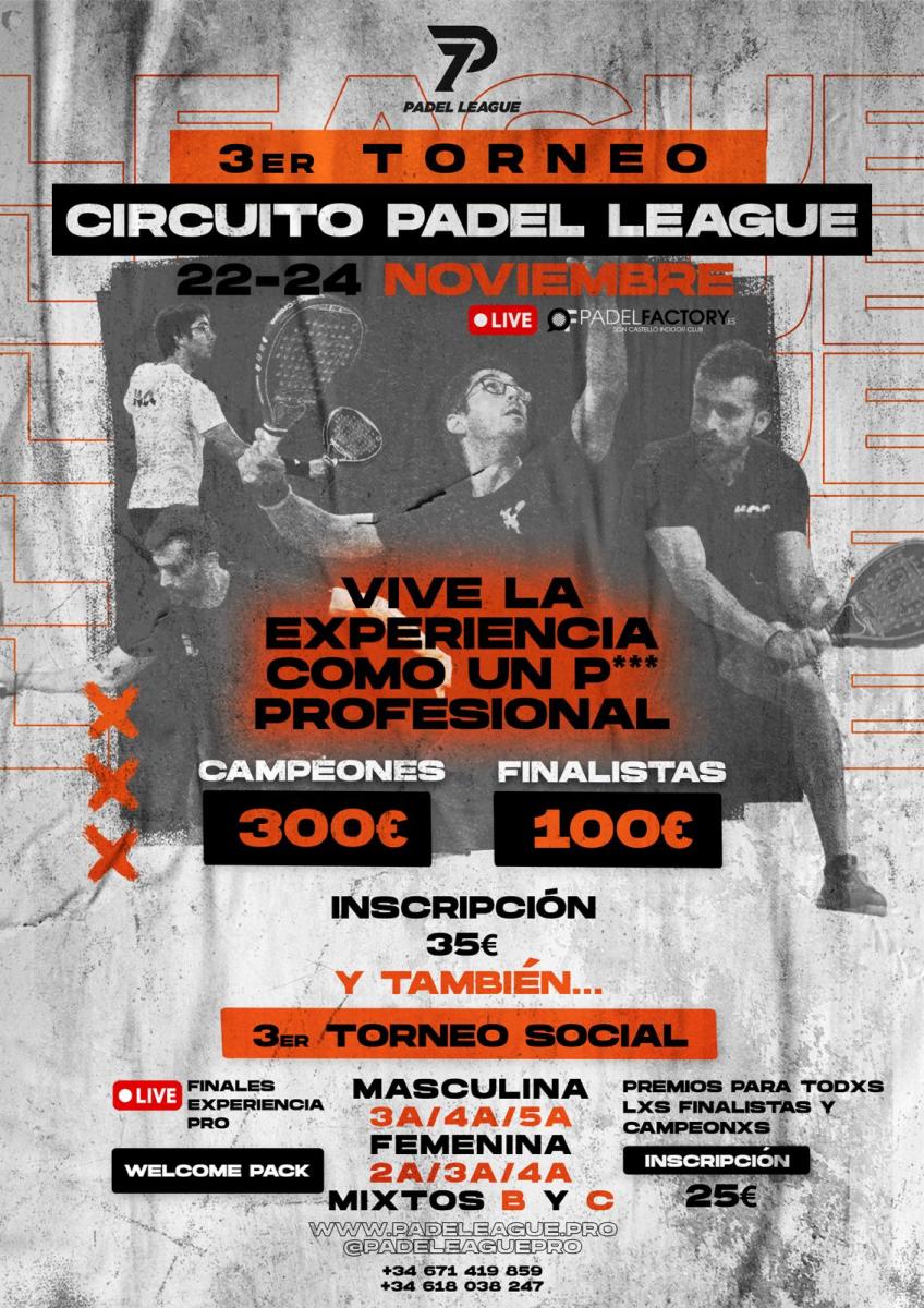 cartel del torneo