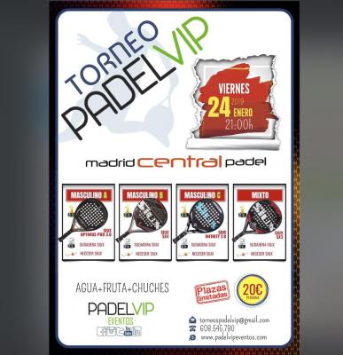 poster del torneo TORNEO PADELVIP