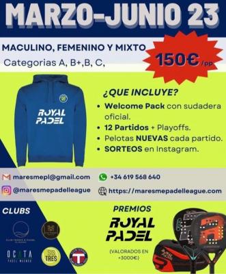 poster del torneo LLIGA MARESME PÀDEL LEAGE