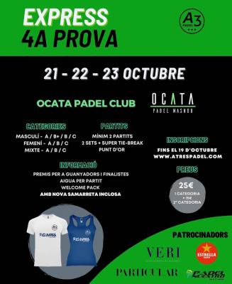 poster del torneo 4A PROVA CIRCUIT A3