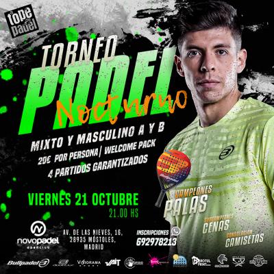 poster del torneo TORNEO MIXTO & MASCULINO 