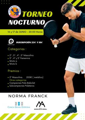 poster del torneo TORNEO NOCTURNO