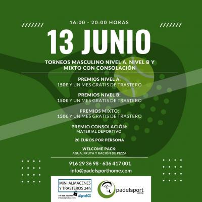 poster del torneo TORNEO MASCULINO A Y B Y MIXTO