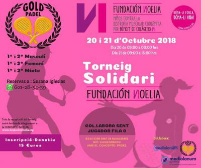 poster del torneo TORNEIG SOLIDARI FUNDACIÓN NOELIA