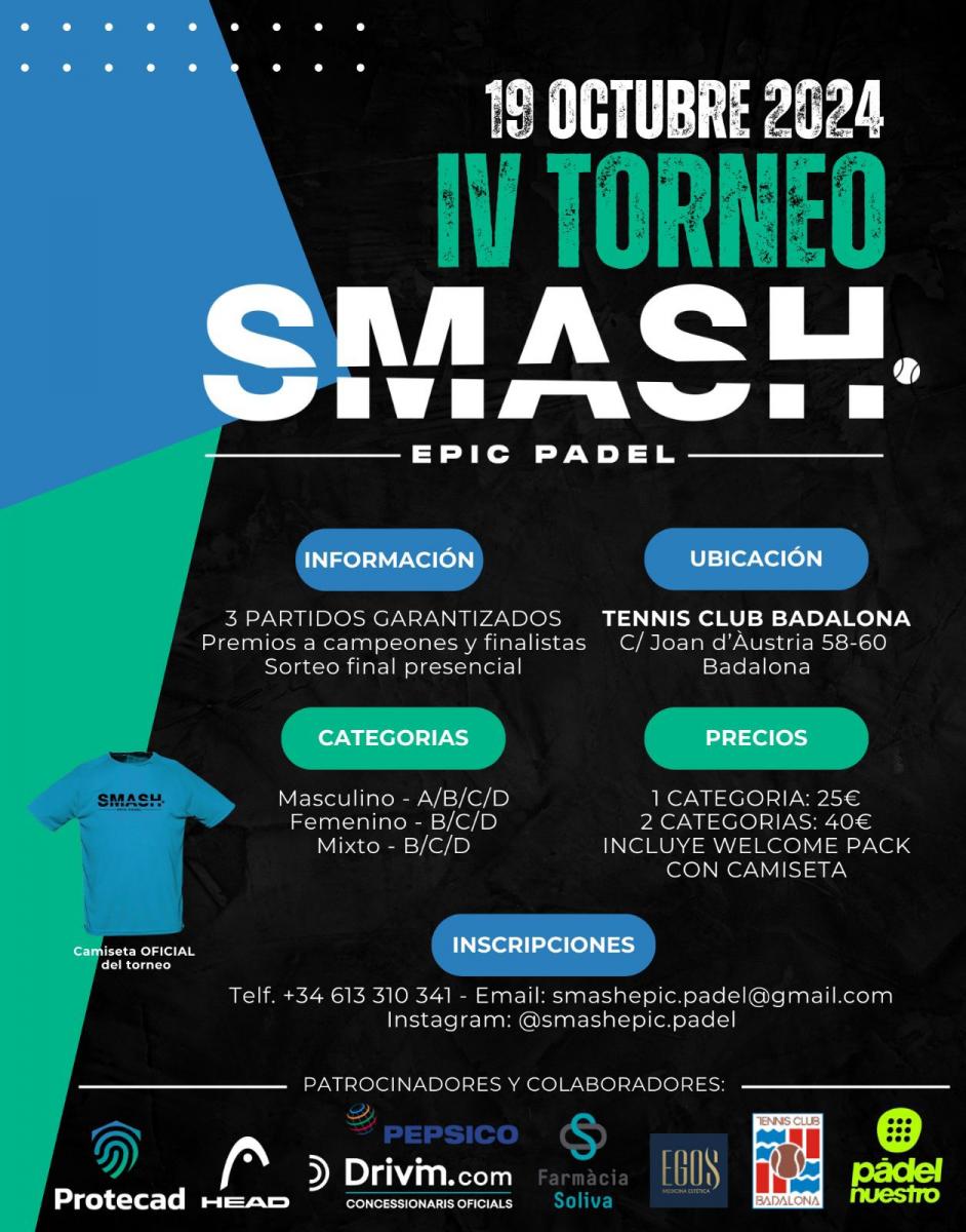 cartel del torneo