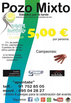 poster del torneo POZO MIXTO