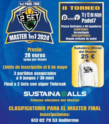 poster torneo II TORNEO MASTER 2SET