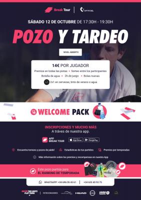 poster del torneo POZO Y TARDEO NIVEL ABIERTO VIMPADEL