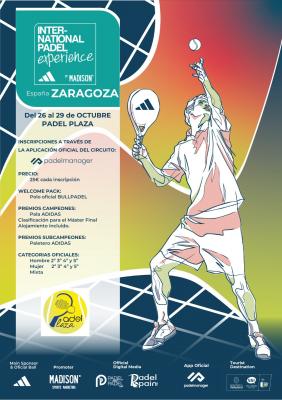 poster del torneo INTERNATIONAL PADEL EXPERIENCE (IPE) ZARAGOZA