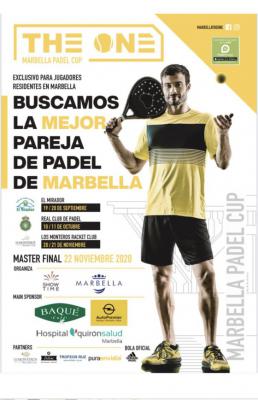 poster del torneo THE ONE - MARBELLA PADEL CUP