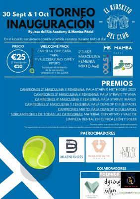 cartel del torneo