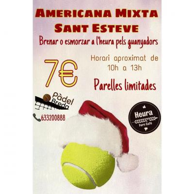 poster del torneo AMERICANA MIXTA SAN ESTEVE