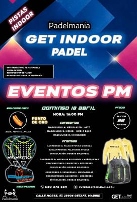 poster del torneo TORNEO INDOOR PADELMANIA