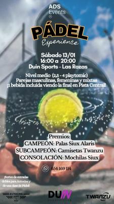 poster del torneo 🎾 TORNEO NIVEL MEDIO EN LAS ROZAS 🍻 ¡ÚLTIMAS PLAZAS!