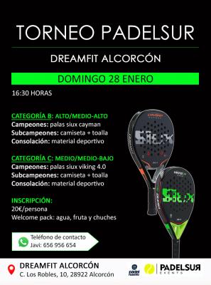 poster del torneo TORNEO PADELSUR EVENTS CATEGORIAS B Y C