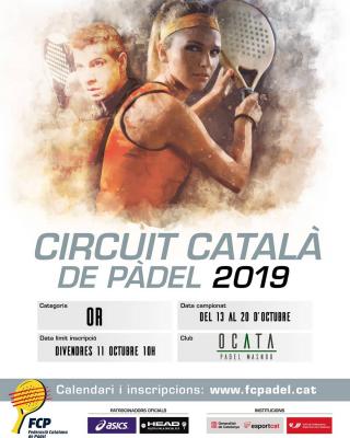 poster del torneo CIRCUIT CATALÀ OR 2019