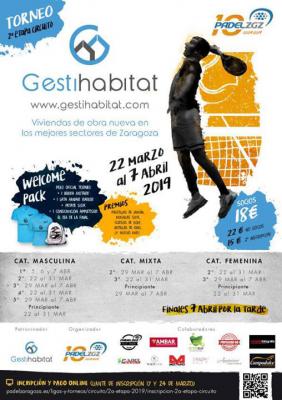 poster del torneo 2ª ETAPA TORNEO GESTIHABITAT ZARAGOZA