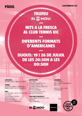 poster del torneo TROFEU EL 9 NOU