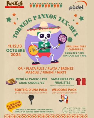 poster torneo TORNEIG PANXOS TEX-MEX