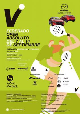 poster del torneo IV OPEN VOLEA PÁDEL INDOOR KUROBA MOTOR