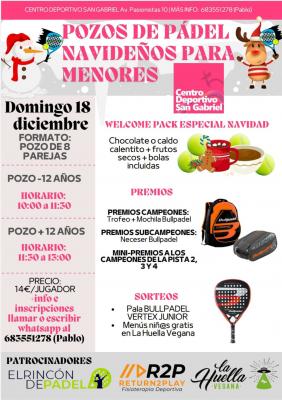 poster del torneo POZO NAVIDEÑO DE MENORES