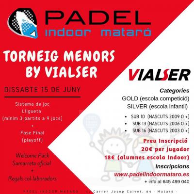 poster del torneo TORNEIG MENORS BY VIALSER