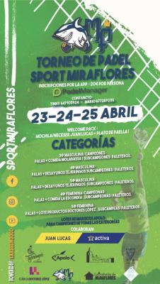 poster del torneo TORNEO DE PADEL