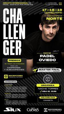 poster torneo 2DO CHALLENGER ASTURIAS EVEN PADEL - PADEL OVIEDO